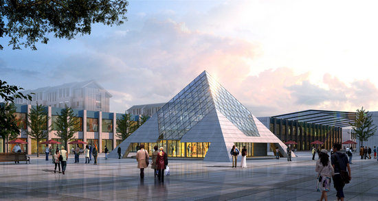 九台金字塔网架